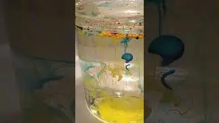 Crea una lluvia de colores utilizando solo agua, aceite y colorante alimentario 🧪