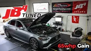 DYNO Results!!! 2023 Mercedes-Benz C43 AMG JB4 Tuned vs. Stock