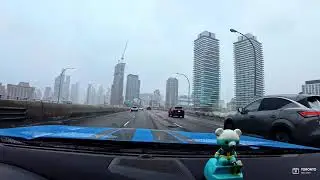 First winter drive with Teddy in the Mustang ❄️🐎🧸