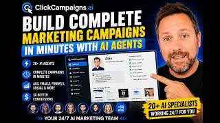 Демонстрация ClickCampaigns.ai: Создавайте полноценные маркетинговые кампании за считанные минуты...