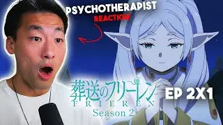 THE WAIT IS OVER!!! | Therapist&rsquo;s FIRST REACT to Frieren: Beyond Journey&rsquo;s End S2 Episode 1