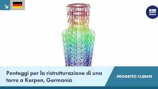 [DE] CP 000199 | Ponteggi per la ristrutturazione di una torre a Kerpen, Germania