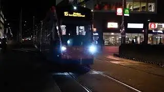 Night Tram at The Hague