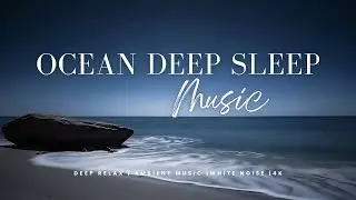Ocean Waves for Meditation and Focus | 3 Hours Beach Ambience 4K