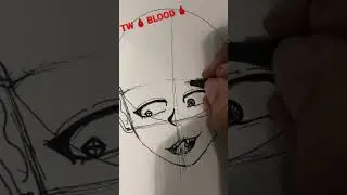 I tried drawing in more of a comic book art style today! #art #ODD ##TWblood #AlLT