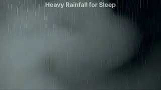 ASMR 8 Hour Sleep Night | Rain Sound in Black Background @medication5121