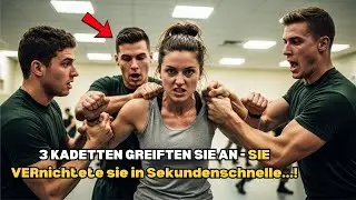 Drei Kadetten stellten das neue Mädchen – bis sie erkannten, dass sie SEAL-Veteranin ist.