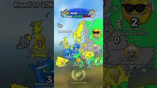 How many empires did your country have?🌍🤔 #europe #mapping #geography #shorts