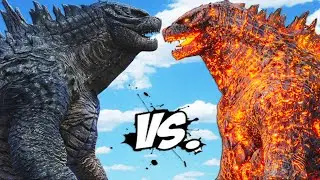 NUCLEAR GODZILLA VS GODZILLA 2014