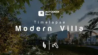 Modern Villa Design Timelapse | Autodesk Revit