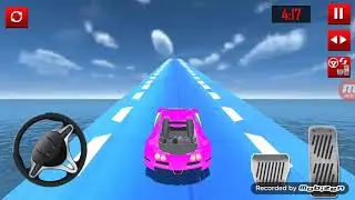 Mega ramp car stunt gameplay  #1 #rampgames