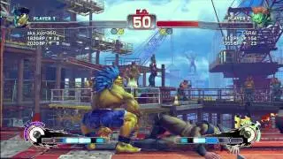 SSF4 AE [BI] aka jojo 360 vs T SRAI [BL]