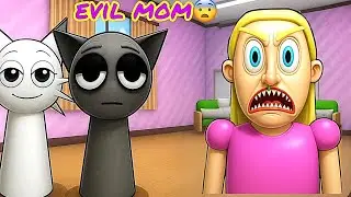 ESCAPE TEAM EVIL MOM in Roblox! (Teamwork Obby Challenge)