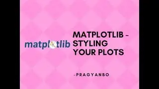 Matplotlib - Styling your plots