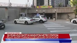 Person shot inside Wheaton Metro Station