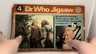 Doctor Who Vintage 1972 Pleasure Products 100 Piece Jigsaw Puzzle Number 4, Odds Against Dr Who