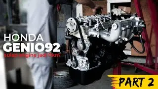 HONDA GENIO PART 2 RESTORASI ✔ PERAKITAN MESIN ❗❗❗ Rebuilding car Nidu Garasi