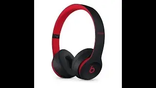 Beats Solo3 Wireless On-Ear Headphones - The Beats Decade Collection - Defiant Black-Red