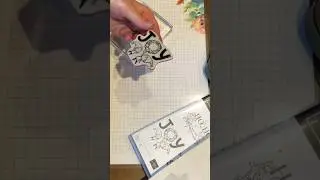 Craft tip! An easy way to mount your cling stamps 😃#cardmakingtips