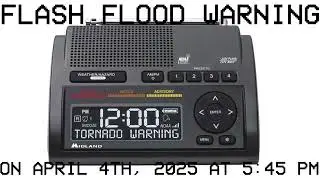 LSX Flash Flood Warning On #KDO89 April 4th, 2025 at 5:45 PM