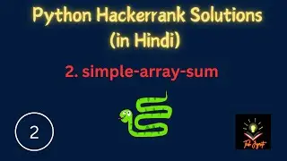 Simple Array Sum | Hackerrank Solution in Python | Hindi Explanation