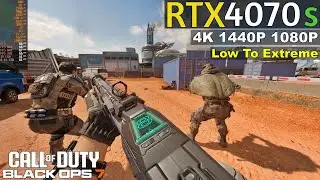 Call of Duty: BLACK OPS 7 | RTX 4070 SUPER (4K, 1440p, 1080p)