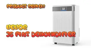 PRODUCT REVIEW: Vevor 35 Pint Dehumidifier For Home & Office - Quiet Dehumidifier with LED