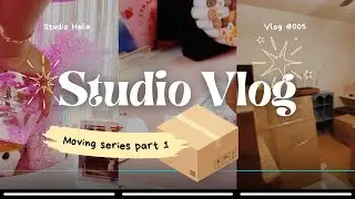 Studio Vlog 005 &bull; Custom Orders & Moving Part 1