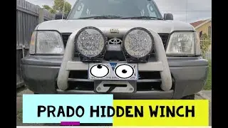Hidden Winch on a 90 Series Toyota Prado