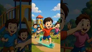 जादुई जूते और फनी रेस | Magic Shoes and Funny Race. #viral #shorts #cartoon #youtubeshorts