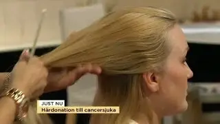 Möt frisörsalongen som donerar hår till cancersjuka - Nyhetsmorgon (TV4)