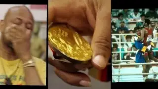 ROY JONES JR  GOLD METAL RETURNED AFTER AMATEUR BOXING ROBBED HIM OF IT A WRONG FINALLY MADE RIGHT