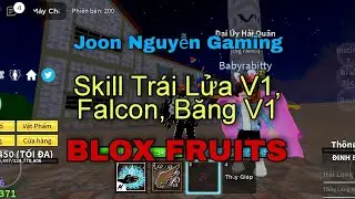 Skill Tr&aacute;i Lửa V1, Falcon, Băng V1 BLOX FRUITS || Joon Nguyễn Gaming