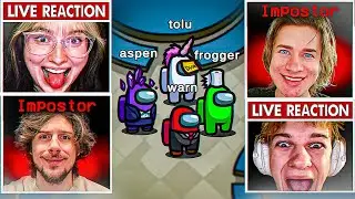 I Outsmarted Overwatch Streamers on Among Us (9999 IQ)