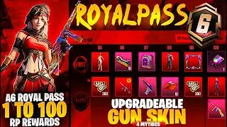 A6 Royal Pass is Here😍| A6 Royal Pass Leaks | New Royal Pass Release Date | 1 to 100 Rp Rewards Here