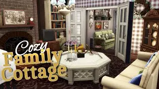 COZY FAMILY COTTAGE | The Sims 4 | Stop Motion Build | No CC