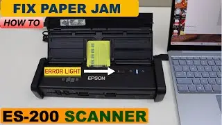 Epson WorkForce ES-200 Paper Jam !
