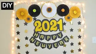 DIY NEW YEAR PARTY DECORATION IDEAS SIMPLE || NEW YEAR DECORATIONS AT HOME 2021