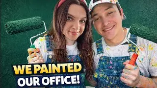 Painting Our Office Dark Green | Before & After Makeover. Colorful Casa Episode 1