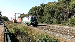 Vectron Lok EGS European Gateway Services RTB-Cargo met Container Trein te Blerick Ned 21 Sept 2020!