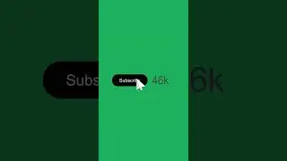 YouTube Subscribe Counter Green Screen Animation (2026)