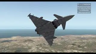 TENERIFE in XPLANE 11, EUROFIGHTER TYPHOON, PETER POSTL MUSIC AMBIENTE PMSTUDIO