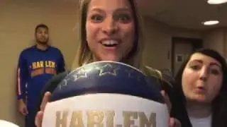A Harlem Globetrotter Dribbles Into Quick Country Studio