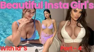 Beautiful Insta Girl's With Id's (Part - 4) | 2025 | Cute Girl's| ID's In The Discription
