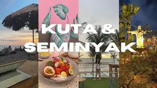 Bali vlog in Kuta & Seminyak | Sunset by the beach, beach club, Nyepi, more plant based foods