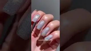 ✨ Shine Like a Star with BNP501 Silver Liner Holographic Nail Polish! Beromt.com WP 9373938669