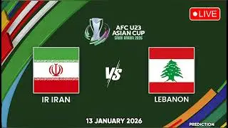 Iran VS Lebanon | AFC U23 Asia Cup Match Prediction