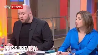 Henry Hill and Rachel Cunlife  | Sky News Press Preview
