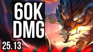 VOLIBEAR vs SHEN (TOP) | Penta, 60k DMG | EUNE Grandmaster | 25.13