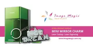 xTool Product Display - Mini Mirror Charm | Laser Cutting & Engraving